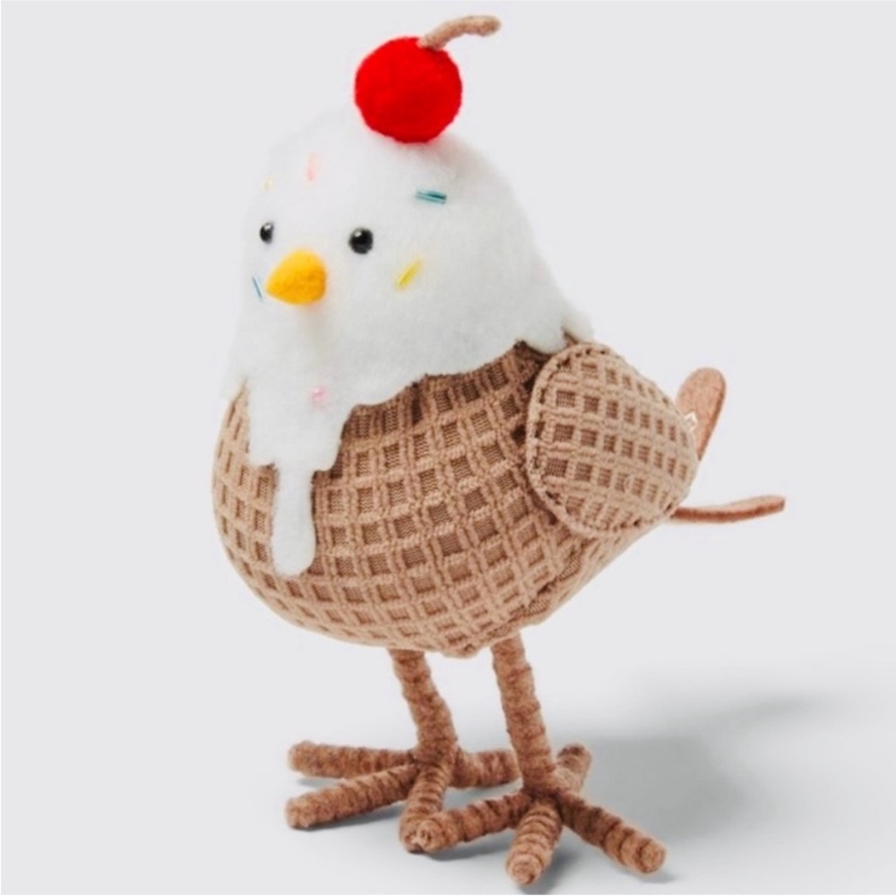 New Featherly Friends Sun Squad Summer Ice Cream Bird Sprinkles Cherry